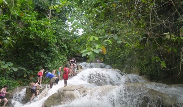 Green Grotto Caves & Dunns River Falls Combo - True Vibes Tours